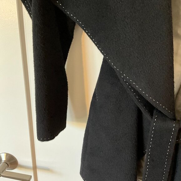 I am Idra Alta Moda baby alpaca blend wrap coat - Picture 6 of 7